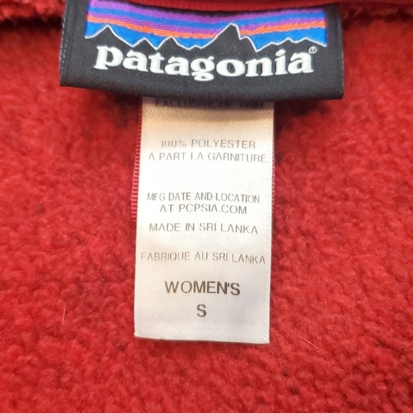 PATAGONIA JACKET SIZE S WARM RED COLOR GOOD CONDITION - Picture 15 of 17